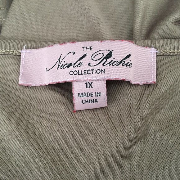 Nicole Richie Printed Raglan Sleeve Blouse & Tank - Picture 8 of 9